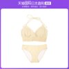 日本直邮titivate 不同露背领比基尼/泳装（乳白色）不泳衣