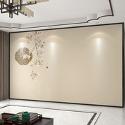 墙纸定制3d立体古典花鸟电视背景墙壁纸，客厅装饰壁布卧室墙布壁画