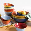 创意陶瓷西式个性餐具欧美时尚彩色盘家用西餐菜碗鱼盘碟子