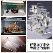 透明亚克力展示盒子定制手办模型有机玻璃防尘罩塑料收纳盒置物架