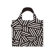黑白经典条纹潮流女包 可折叠大容量环保购物袋 时尚百搭随身包