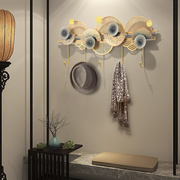 新中式风时尚创意门后衣帽，钩铁艺挂衣钩，玄关墙壁挂件现代个性挂钩