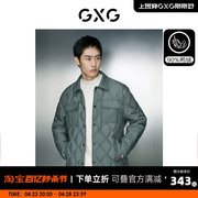 GXG男装 轻薄工装衬衫式羽绒服男保暖羽绒外套 2023年冬季