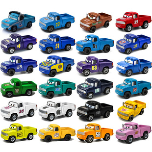 合金赛车汽车总动员，95耳麦皮卡指挥车，麦昆儿童玩具小汽车模型收藏
