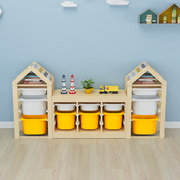 蘑菇森林玩具收纳架儿童，整理柜宝宝置物架大容量，客厅幼儿园收纳柜