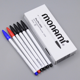 韩国monami慕娜美pluspenp3000纤维笔彩色中性，笔慕那美学生手帐，套装笔记专用水性笔24色手绘绘图勾线笔文具