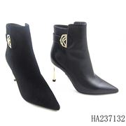 ha237132哈森2023冬季细跟高跟，尖头欧美时尚，优雅百搭时装短靴