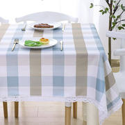 现代桌布防水防烫长方形餐桌布台布正方形茶几布艺家用简约小清新