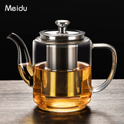 泡茶壶耐高温不锈钢漏茶水分离玻璃煮茶壶家用茶具中式茶壶套装