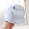 婴儿帽子夏季薄款新生儿遮阳帽，0一6月宝宝防晒帽小月龄3太阳帽男