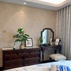 古巴沙米色系墙布，无缝全屋复古美式壁布，作旧客厅卧室背景墙满铺