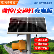 太阳能发电板18v50w220v光伏单晶硅家用小型太阳能电池板