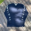 原澳洲海钓路亚街头潮牌JAF纯棉水洗海鱼印花长袖T恤深蓝色Tshirt