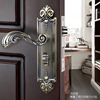 基亚锁业青古铜欧式室内执手锁静音机械门锁锌合金实木房间门锁具