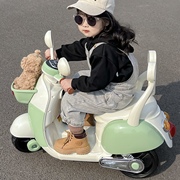 儿童电动摩托车三轮宝宝，可充电双驱遥控玩具车可坐米奇儿童电