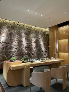 北美白蜡木茶桌椅组合实木，新中式现代办公室休闲泡茶台
