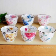 日本进口高颜值美浓烧和蓝茶具杯子，实用结婚礼物茶杯茶壶套装
