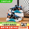 史努比童鞋男童篮球鞋2025春秋新款儿童运动鞋中大童旋转纽扣鞋子
