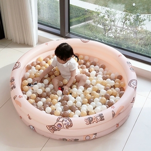 儿童室内海洋球池婴儿乐园宝宝，波波池充气海洋球家用玩具池泡泡池