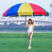 户外遮阳伞遮阳伞广告伞沙滩伞，印刷大号户外摆摊伞2.43米