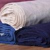 素色小格子组合、老上海全棉老粗布，手织布土布老布手工布料-