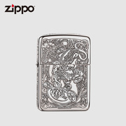 zippo纯银打火机正版加厚盔甲，收藏级限量版男士防风zppo高档礼物