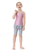 3-12岁女童背心上衣五分中裤两件套泳装保守分体游泳衣HW20C