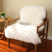 纯羊毛椅子垫澳洲整张羊皮毛一体沙发垫冬季保暖坐垫飘窗地毯卧室