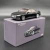JKM合金车模型正版授权奥迪A8L黑色仿真车儿童玩具收藏限量版模型