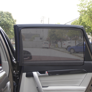 汽车遮阳神器磁性遮阳帘车窗玻璃防晒网纱窗帘车用遮光隔热遮阳挡
