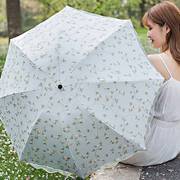 双层蕾丝刺绣太阳伞女防晒防紫外线公主伞，复古遮阳晴雨伞折叠两用