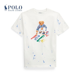 Ralph Lauren/拉夫劳伦男童 24春Polo Bear棉平纹针织T恤RL40957