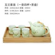 泡茶壶陶瓷过滤大号容量带内网胆家用单壶冲茶器功夫茶具杯子套装
