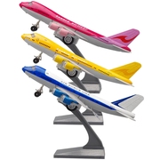 彩珀仿真合金飞机，空军一号声光回力玩具，客机模型儿童男孩礼物