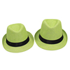 帽子春夏季礼帽亲子帽爵士帽英伦男女童简约遮阳帽子儿童草帽logo