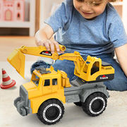 儿童玩具工程车系列挖掘机玩具车，挖土车吊车翻斗车水泥搅拌车男孩