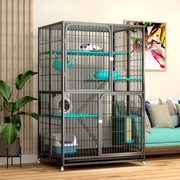 折叠猫笼子家用超大自由空间大型猫笼子室内两层猫舍猫窝猫笼别墅