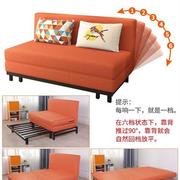 可折叠沙发床小户型抽拉式客厅两用双人科技布可拆洗午休床经