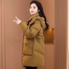 棉服女中长款冬季韩版宽松时尚显瘦洋气棉衣加厚保暖棉袄外套