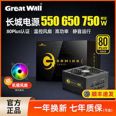 长城电源650w g6全模组p6台式金牌