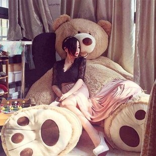 布娃娃3米2大熊特超大号，公仔毛绒玩具，泰迪熊猫睡觉抱抱熊送女朋友