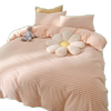 春季水洗棉床品四件套夏季床单被套女生男宿舍单人床上用品三件套