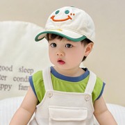 宝宝帽子春秋款韩版可爱婴儿，棒球帽春天薄款小男孩，女童遮阳鸭舌帽