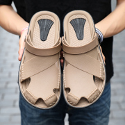 越南橡胶凉鞋男拖鞋沙滩鞋旅游两穿休闲凉鞋柔软夏季防滑防臭透气
