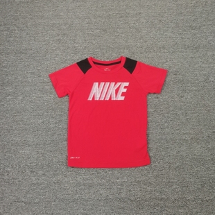 耐克夏装男童舒适T恤短袖儿童运动衣童装针织T恤CZ1974-6