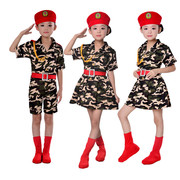 六一儿童迷彩演出服幼儿园男女，勇敢小兵娃娃，合唱舞蹈文艺表演套装