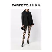 robertocavalli女士斑马，纹打底裤farfetch发发奇