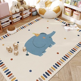 地垫爬行垫儿童阅读区PVC加厚家用防水免洗可擦客厅宝宝地毯