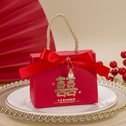 喜糖盒婚礼订婚创意喜糖盒子结婚手提式可放烟喜糖袋