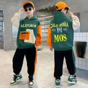 童装男童春秋季长袖套装2023洋气秋装潮流中大童12岁韩版小男